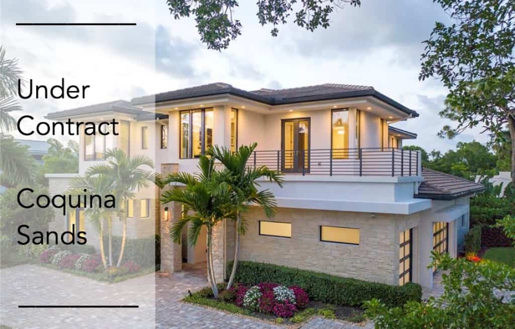 Under Contract 689 Banyan Blvd Coquina Sands Homes for Sale In Olde Naples, Pelican Bay